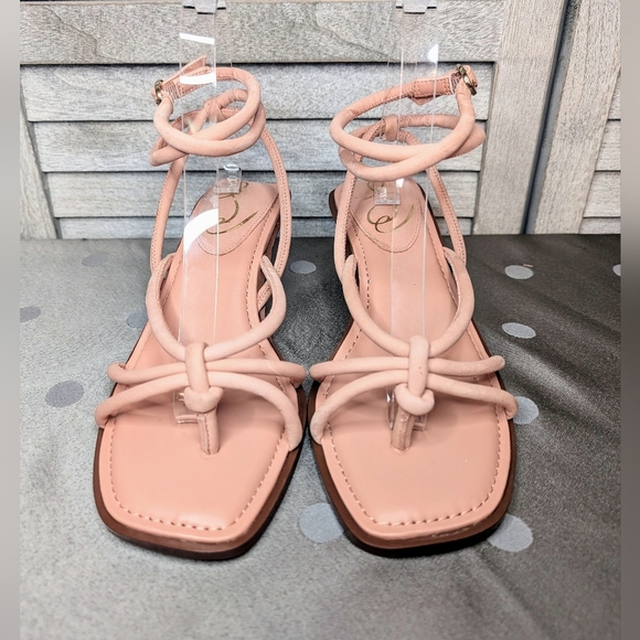 NWOB Sam Edelman Pink Strappy Heels - Picture 2 of 9